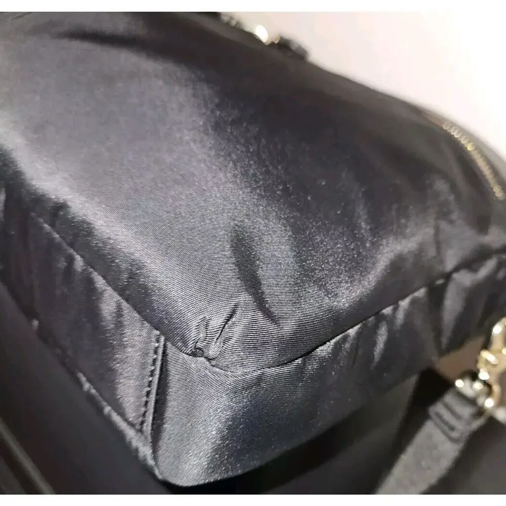 Knomo London Hanover 14in Laptop Briefcase Shoulder Work Bag Black 14x10x2 $227